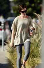 LILY COLLINS Out and About in Los Angeles 11/24/2015