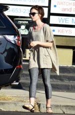 LILY COLLINS Out and About in Los Angeles 11/24/2015