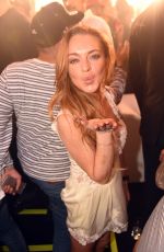 LINDSAY LOHAN at The VIP Room in Dubai 11/28/2015