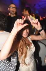 LINDSAY LOHAN at The VIP Room in Dubai 11/28/2015