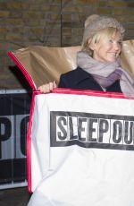 LOUISA LUTTON at 2015 Sleep Out for Centrepoint at The Old Truman Brewery in London 11/12/2015
