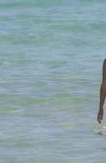 LUCY ARAGON in Bikini at a Beach in Miami 11/14/2015