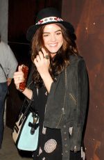 LUCY HALE Arrives Kelsea Ballerini Concert in West Hollywood 11/23/2015