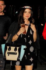 LUCY HALE Arrives Kelsea Ballerini Concert in West Hollywood 11/23/2015