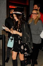 LUCY HALE Arrives Kelsea Ballerini Concert in West Hollywood 11/23/2015