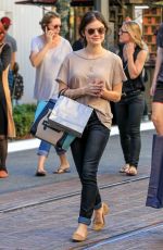 LUCY HALE Out and About in Brentwood 11/21/2015