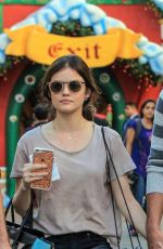 LUCY HALE Out and About in Brentwood 11/21/2015