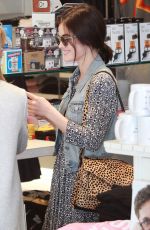 LUCY HALE Out Shopping at Kitson in Beverly Hills 11/14/2015