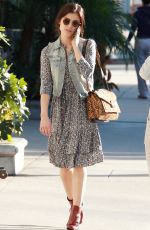 LUCY HALE Out Shopping at Kitson in Beverly Hills 11/14/2015