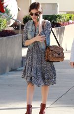 LUCY HALE Out Shopping at Kitson in Beverly Hills 11/14/2015