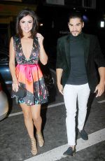 LUCY MECKLENBURGH Arrives at a Restaurant in London 11/28/2015