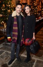 LUCY MECKLENBURGH at Hogwarts in the Snow Launch at Warner Bros. Studio Tour London in Watford 11/12/2015