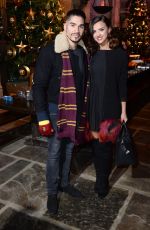 LUCY MECKLENBURGH at Hogwarts in the Snow Launch at Warner Bros. Studio Tour London in Watford 11/12/2015