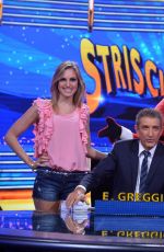 LUDOVICA FRASCA at Strip The News Photocall in Milan 10/26/2015