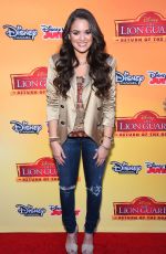 MADISON PETTIS at The Lion Guard: Return of the Roar Premiere in Burbank 11/14/2015