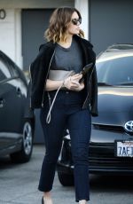 MADY MOORE Oout and About in Beverly Hills 11/05/2015