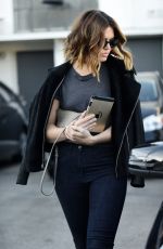 MADY MOORE Oout and About in Beverly Hills 11/05/2015