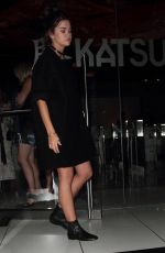MAIA MITCHELL Leaves Katsuya in Hollywood 11/22/2015