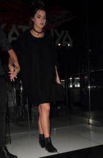 MAIA MITCHELL Leaves Katsuya in Hollywood 11/22/2015