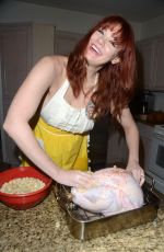 MAITLAND WARD - Thanksgiving Dinner Photoshoot in Los Angeles 11/24/2015