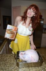 MAITLAND WARD - Thanksgiving Dinner Photoshoot in Los Angeles 11/24/2015