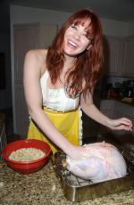 MAITLAND WARD - Thanksgiving Dinner Photoshoot in Los Angeles 11/24/2015