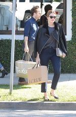 MANDY MOORE Leaves a Salon in Beverly Hills 11/05/2015