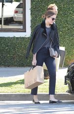 MANDY MOORE Leaves a Salon in Beverly Hills 11/05/2015