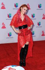 MARIA BARRACUDA at 2015 Latin Grammy Awards in Las Vegas 11/18/2015