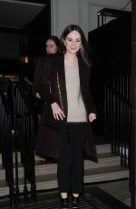 MICHELLE DOCKERY at Burberry Festive Film Premiere in London 11/03/2015