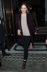 MICHELLE DOCKERY at Burberry Festive Film Premiere in London 11/03/2015