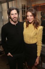 MICHELLE MONAGHAN at Hulu Holiday Party at Spago in Beverly Hills 11/24/2015