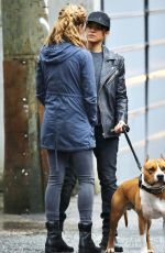 MICHELLE RODRIGUEZ on the Set of Her New Movie in Vancouver 11/16/2015