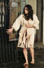 MICHELLE RODRIGUEZ on the Set of Tomboy, a Revenger