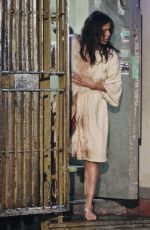 MICHELLE RODRIGUEZ on the Set of Tomboy, a Revenger