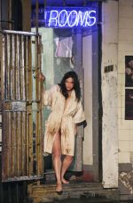 MICHELLE RODRIGUEZ on the Set of Tomboy, a Revenger