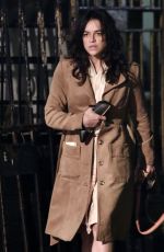 MICHELLE RODRIGUEZ on the Set of Tomboy, a Revenger