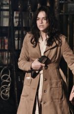 MICHELLE RODRIGUEZ on the Set of Tomboy, a Revenger