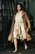 MICHELLE RODRIGUEZ on the Set of Tomboy, a Revenger