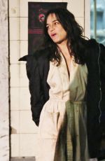 MICHELLE RODRIGUEZ on the Set of Tomboy, a Revenger