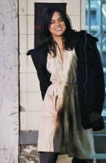 MICHELLE RODRIGUEZ on the Set of Tomboy, a Revenger