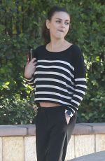 MILA KUNIS Out and About in Los Angeles 11/09/2015