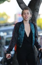 MILEY CYRUS Out Shopping in Los Angeles 10/30/2015