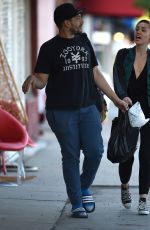 MILEY CYRUS Out Shopping in Los Angeles 10/30/2015