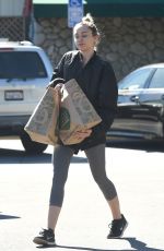 MILEY CYRUS Shopping at Whole Foods market in Los Angeles 11/05/2015