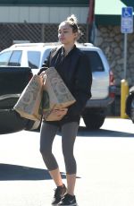 MILEY CYRUS Shopping at Whole Foods market in Los Angeles 11/05/2015