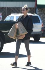MILEY CYRUS Shopping at Whole Foods market in Los Angeles 11/05/2015