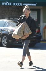 MILEY CYRUS Shopping at Whole Foods market in Los Angeles 11/05/2015