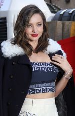 MIRANDA KERR at Swarovski Star Raising for 2015 Rockefeller Center Christmas Tree in New York 11/16/2015