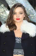 MIRANDA KERR at Swarovski Star Raising for 2015 Rockefeller Center Christmas Tree in New York 11/16/2015